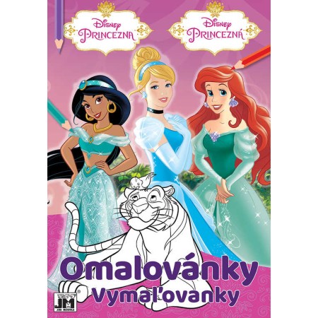 JIRI MODELS Omalovánky A4 Disney Princezny