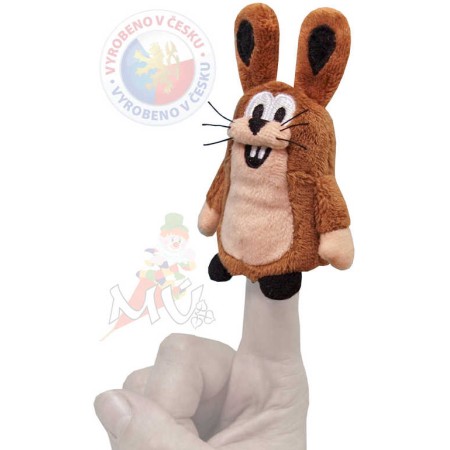 MORAVSKÁ ÚSTŘEDNA Maňásek prstový Zajíc 10 cm