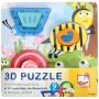 BINO DŘEVO Puzzle vkládací rybník 9 dílků 3D *DŘEVĚNÉ HRAČKY*