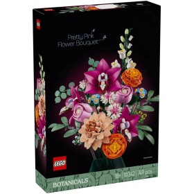 LEGO BOTANICALS Krásná kytice růžových květin 10342 STAVEBNICE