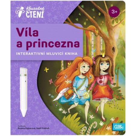 ALBI Kouzelné čtení Kniha interaktivní Víla a princezna