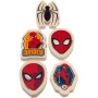 Guma mazací tvarovaná Spiderman set 5ks dětské školní potřeby na kartě