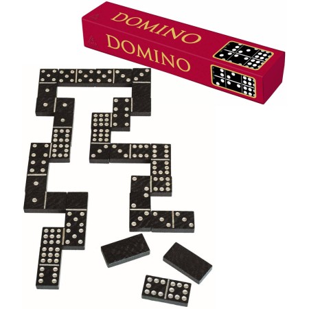 DETOA DŘEVO Hra Domino klasik 55 kamenů v krabičce *DŘEVĚNÉ HRAČKY*