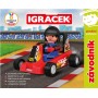 EFKO IGRÁČEK Závodník povolání set figurka kloubová + červená motokára