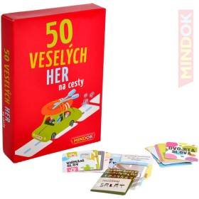 MINDOK HRA 50 Veselých her na cesty *SPOLEČENSKÉ HRY*