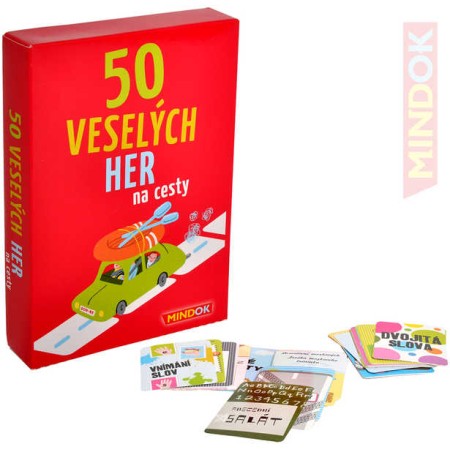 MINDOK HRA 50 Veselých her na cesty *SPOLEČENSKÉ HRY*