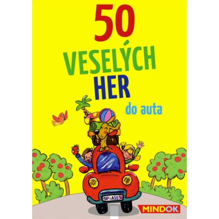 MINDOK HRA 50 Veselých her do auta *SPOLEČENSKÉ HRY*