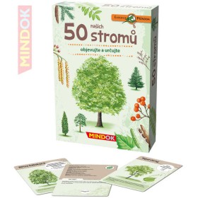 MINDOK HRA kvízová Expedice Příroda: 50 našich stromů naučná