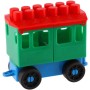 LORI 008 Vláček plastový maxi 8 set lokomotiva + 5 vagonků