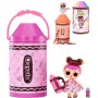 L.O.L. Surprise! Loves Crayola návrhářský set panenka s pastelkami s překvapením