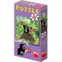 DINO Puzzle Jak Krtek uzdravil myšku (Krteček) 24x22cm set 60 dílků 6 druhů
