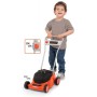 SMOBY Black and Decker sekačka zahradní dětská 35x56x23cm černooranžová plast