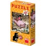 DINO Puzzle Jak Krtek uzdravil myšku (Krteček) 24x22cm set 60 dílků 6 druhů