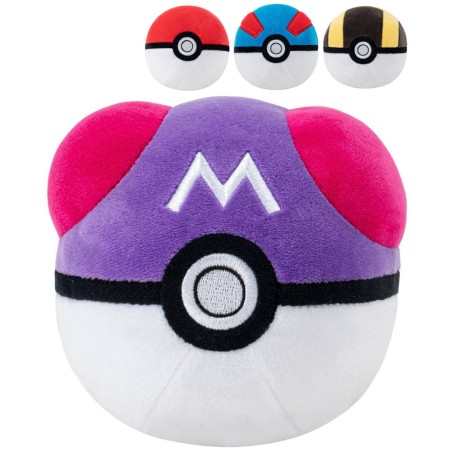 ORBICO PLYŠ Pokémon Poke Ball 4 druhy *PLYŠOVÉ HRAČKY*