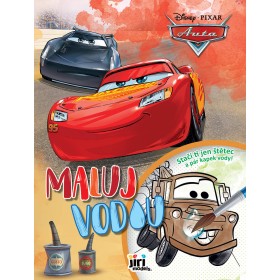 JIRI MODELS Maluj vodou A4 Auta (Cars) omalovánky