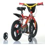 ACRA Dětské kolo Dino Bikes 163GLN červené chlapecké 16" balanční kolečka