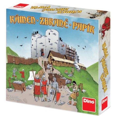 DINO Hra Kámen, zbraně, papír II. *SPOLEČENSKÉ HRY*
