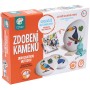 MAC TOYS Arto Zdobení kamenů ubrouskovou metodou kreativní set zvířátka