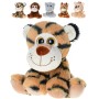 PLYŠ Zvířátko safari sedící 14cm třpytivé oči 6 druhů *PLYŠOVÉ HRAČKY*