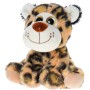 PLYŠ Zvířátko safari sedící 14cm třpytivé oči 6 druhů *PLYŠOVÉ HRAČKY*