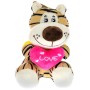 PLYŠ Zvířátko safari se srdíčkem Love 15cm 5 druhů *PLYŠOVÉ HRAČKY*