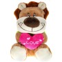 PLYŠ Zvířátko safari se srdíčkem Love 15cm 5 druhů *PLYŠOVÉ HRAČKY*