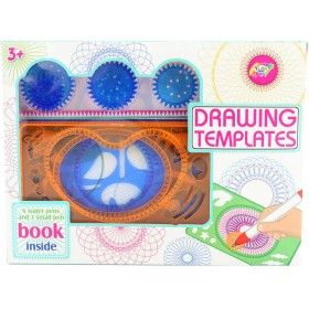 Inspiro kreativní sada šablony na obkreslování s blokem a fixy