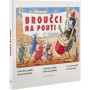 Knížka baby obrázkové veršované leporelo Broučci na pouti CZ text
