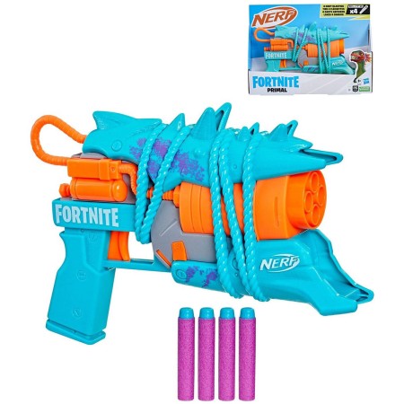 HASBRO NERF Fortnite Primal herní set blaster + 4 šipky Elite