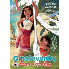 JIRI MODELS Omalovánky A4 Vaiana 2