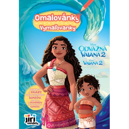 JIRI MODELS Omalovánky A5 Vaiana 2