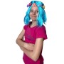 KARNEVAL paruka dětská Lollipopz Anet modrá umělé vlasy