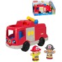 FISHER PRICE Baby Little People Hasičský vůz auto na baterie Světlo Zvuk