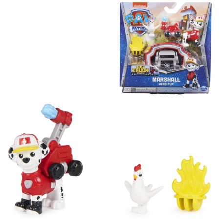 SPIN MASTER Tlapková Patrola Big Truck Pups Marshall set 2 figurky s doplňky