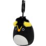 PLYŠ Squishmallows klíčenka Tučňák Skalní přívěsek na klíče