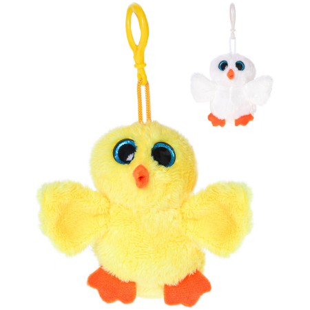 PLYŠ Přívěšek na klíče kuřátko klíčenka 2 barvy *PLYŠOVÉ HRAČKY*