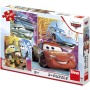 DINO Puzzle Auta kamarádi (Cars) 3x55 dílků 18x18cm skládačka