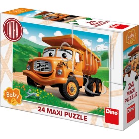DINO Puzzle Maxi Auto Tatra na louce 24 dílků 66x47cm skládačka