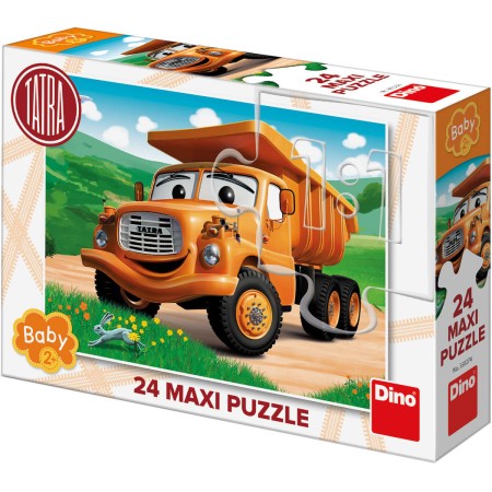 DINO Puzzle Maxi Auto Tatra na louce 24 dílků 66x47cm skládačka
