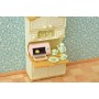 Sylvanian Families jídelna stůl s židlemi a kredencí nábytek doplněk k herním sadám