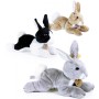PLYŠ Králík 18cm ležící 3 druhy *PLYŠOVÉ HRAČKY*