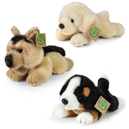 PLYŠ Pes ležící 20cm štěně 3 druhy Eco-Friendly *PLYŠOVÉ HRAČKY