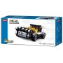 SLUBAN Power Bricks Auto černý Mod Rod zpětný chod 51 dílků STAVEBNICE