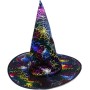 KARNEVAL Klobouk čaroděj pavučina duhová dospělý KARNEVALOVÝ DOPLNĚK