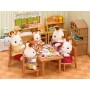 Sylvanian Families jídelní stůl + 5 židliček nábytek doplněk k herním sadám
