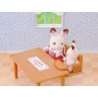 Sylvanian Families jídelní stůl + 5 židliček nábytek doplněk k herním sadám