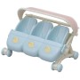 Sylvanian Families kočárek / autosedačka pro trojčata doplněk k herním sadám