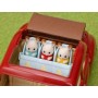 Sylvanian Families kočárek / autosedačka pro trojčata doplněk k herním sadám