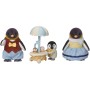 Sylvanian Families Rodina tučnáků set 3 figurky s doplňky v krabici