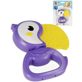 BAM BAM Baby Tukan 11cm chrastítko ptáček pro miminko plast na kartě